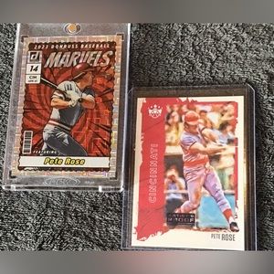 Pete Rose 2023 Donruss Pete Rose Marvels Holo Vector Parallel - Cincinna…
